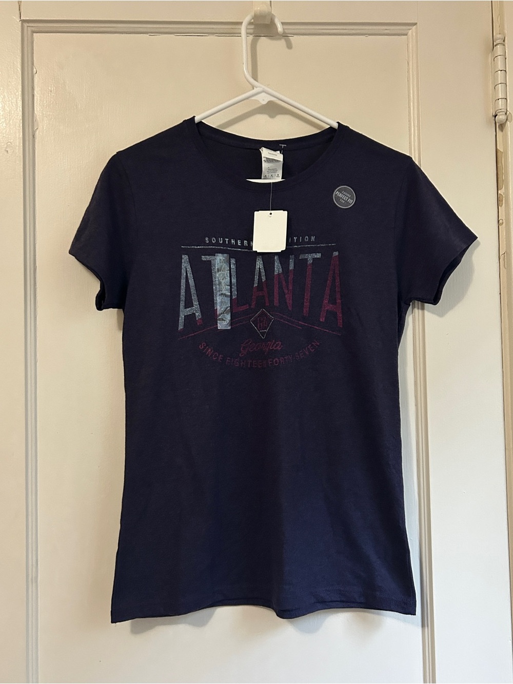 NWT!! Atlanta Graphic Tee - Navy Women's Short Sleeve Top